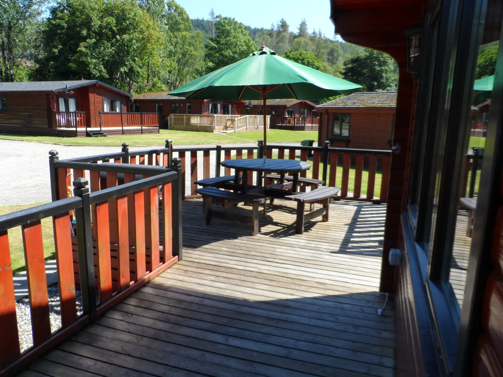 Ben Lomond Lodge, outside eating, Rowardennan